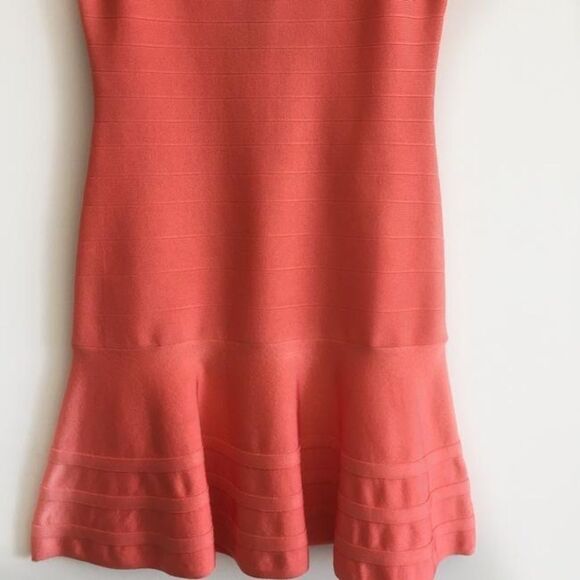 Marciano Coral Beaded Fit & Flare Bandage Dress - Picture 7 of 13